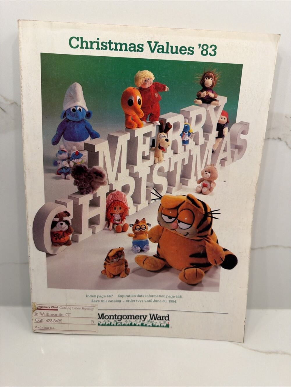 1983 Montgomery Ward Christmas Catalog GI Joe MOTU Star Wars Smurfs Barbie Toys